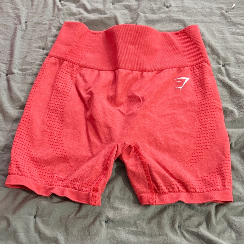 Gym Seamless High-Waist Coral Vital Women's Shorts